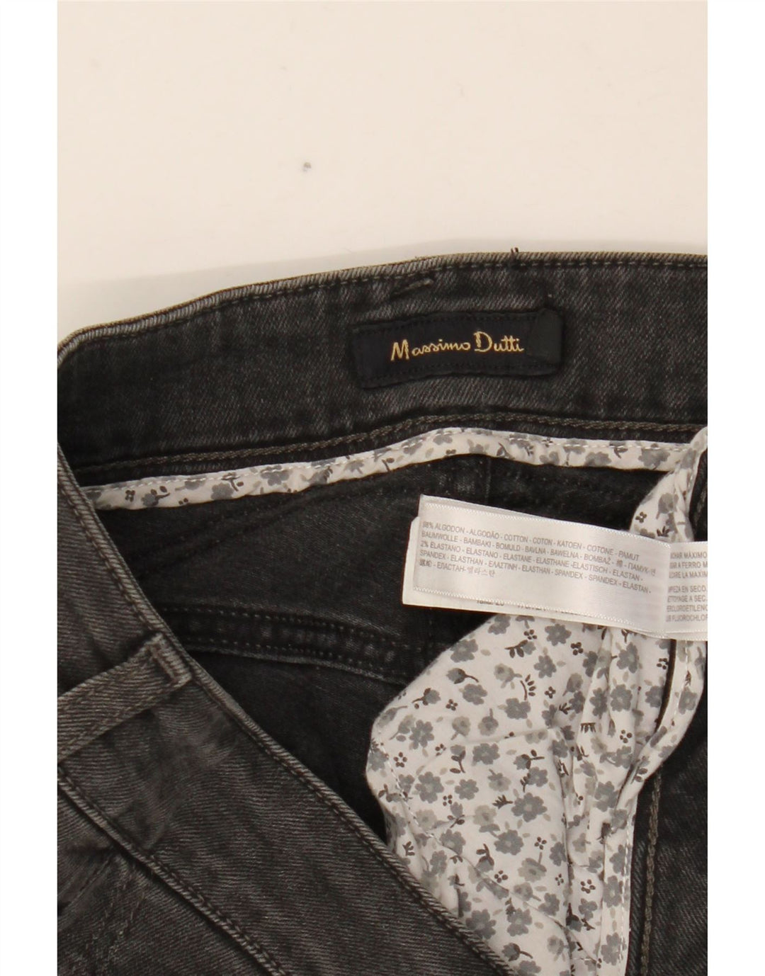 Ženske uske traperice Massimo Dutti W29 L33 sivi pamuk