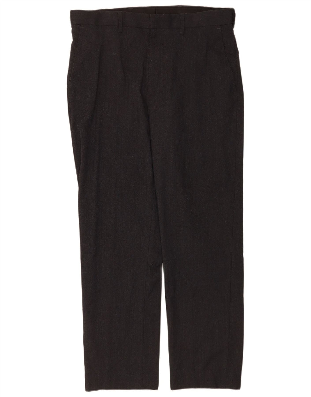 Marks & Spencer muške ravne chino hlače W32 L29 sive fleke