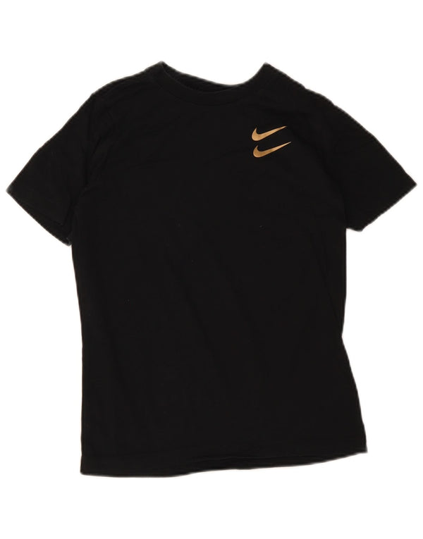 Nike Boys Swoosh Graphic T-Shirt Top 10-11 Years srednje crna