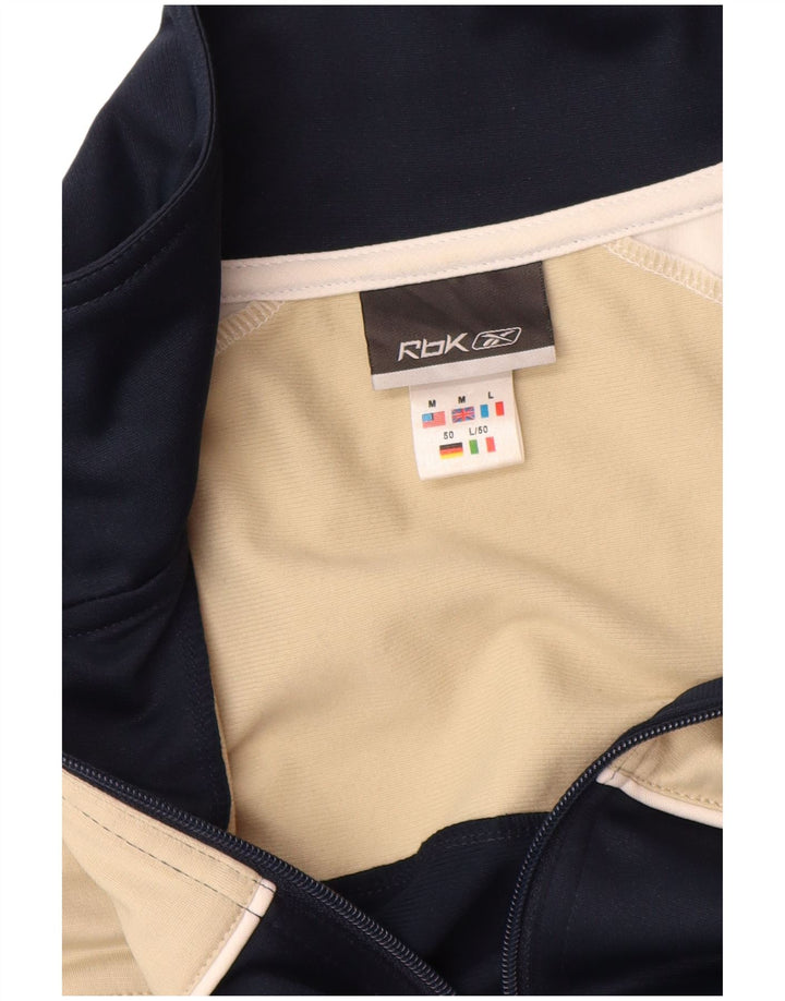 REEBOK Muška gornja jakna trenirke srednje tamnoplave poliesterske boje