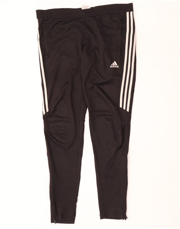 Adidas ženske hlače za trenirku Climacool UK 12/14 Srednje crni poliester