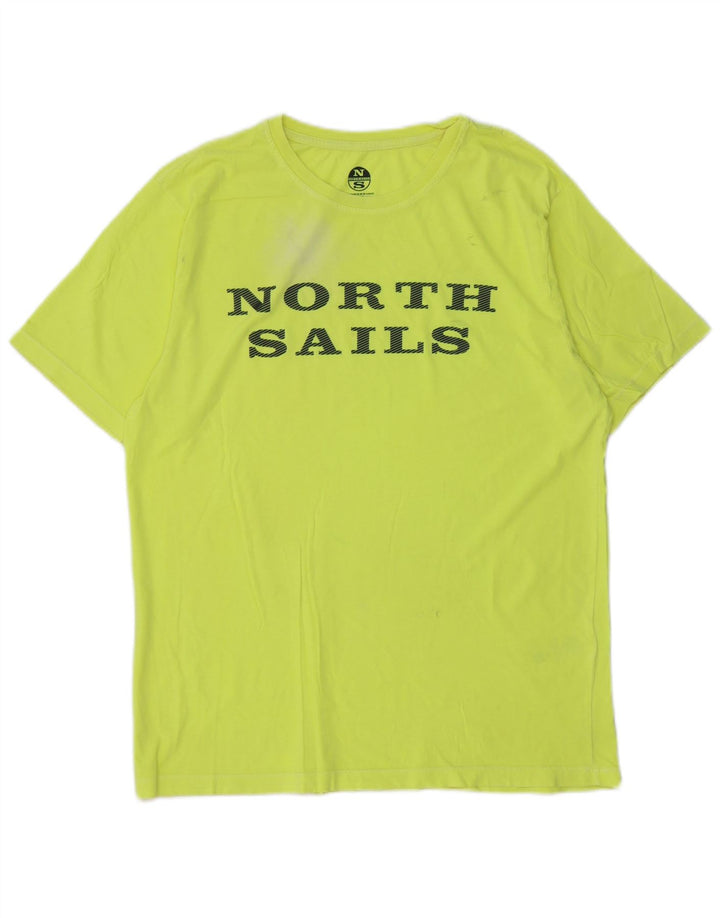 North Sails Muška majica kratkih rukava s grafičkim motivima Srednje zeleni pamuk