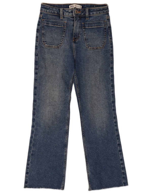 Zara ženske traperice visokog struka EU 34 2XS W24 L26 plave