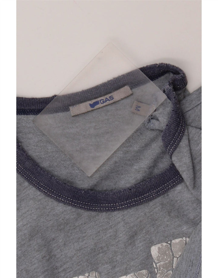 Gas ženska majica kratkih rukava s grafičkim motivima UK 14 srednje siva