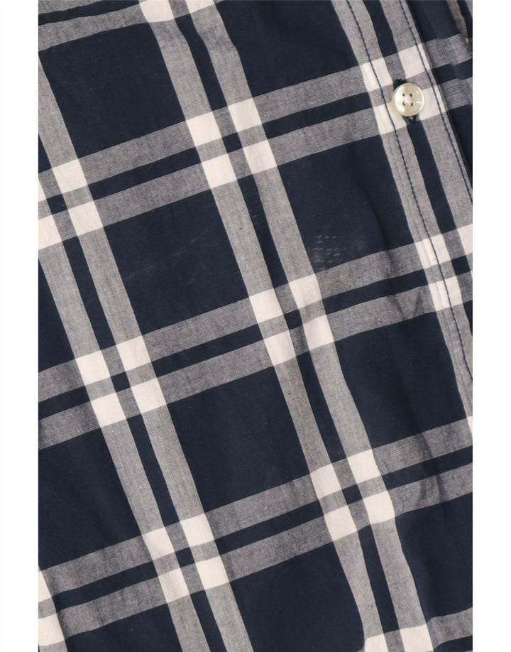 Jack & Jones muška košulja kratkih rukava Srednje tamnoplava karirana pamuk