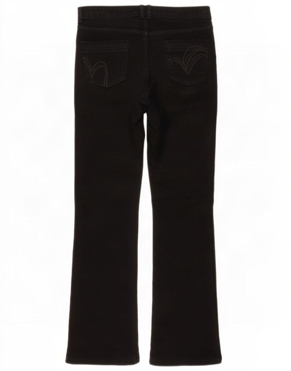 Marks & Spencer ženske traperice Per Una Bootcut UK 14 Large W32 L30 crne