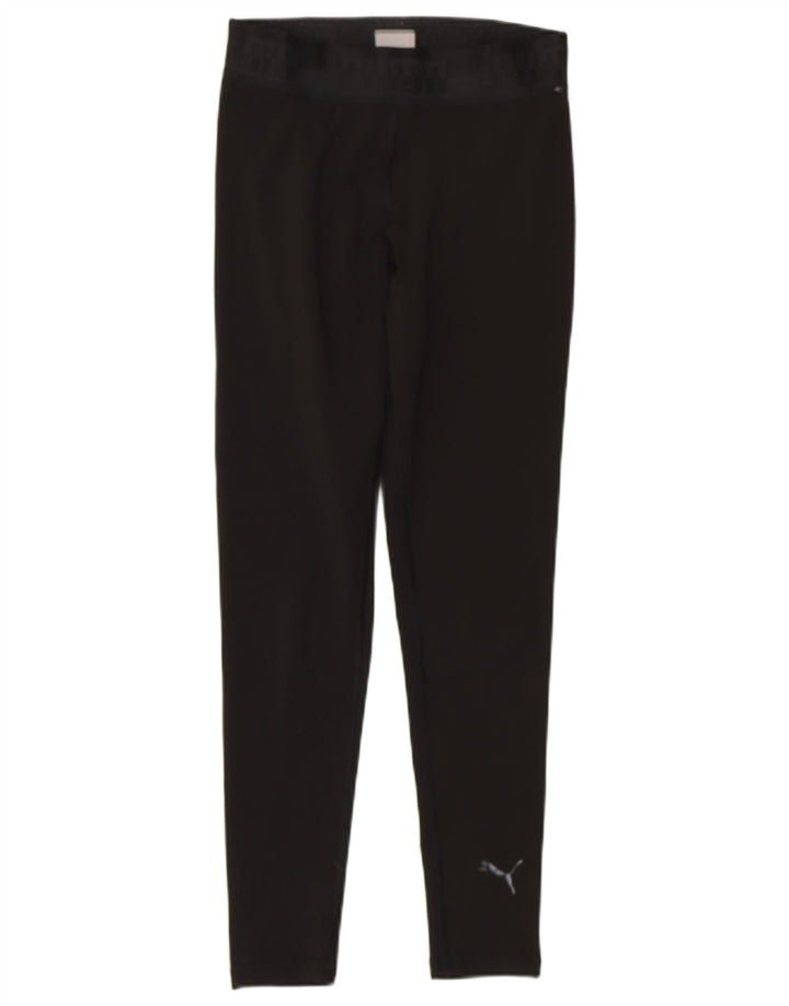 PUMA Ženske Graphic Leggings UK 8 Male crne