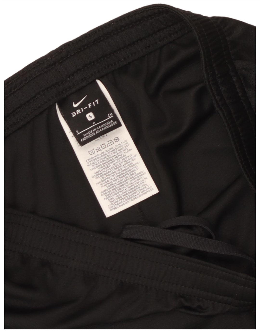 Male crne sportske kratke hlače Nike Dri Fit od poliestera