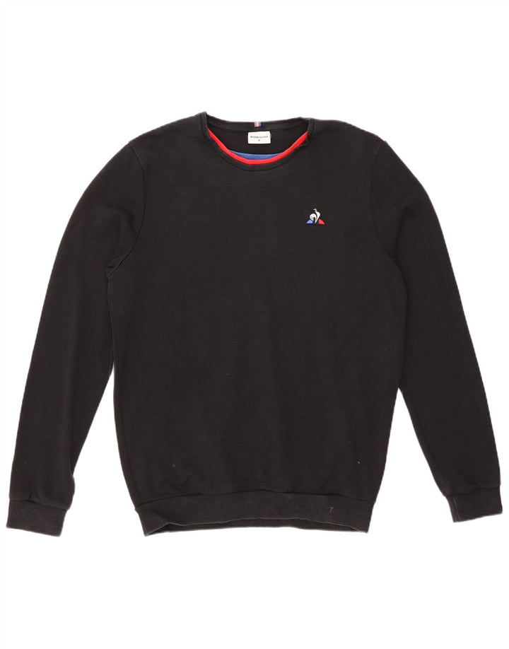 LE COQ SPORTIF Muški džemper srednje veličine, crni pamuk
