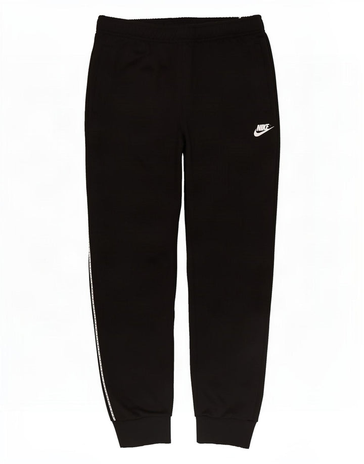 Nike muške trenirke, srednje hlače, crni poliester