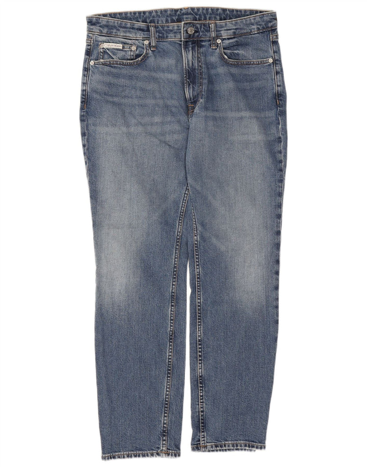 Calvin Klein Muške uske traperice W33 L30 Plave