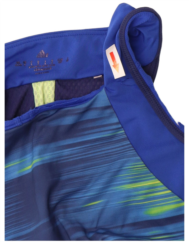 Adidas ženski Climacool prsluk UK 8/10 male plave pruge