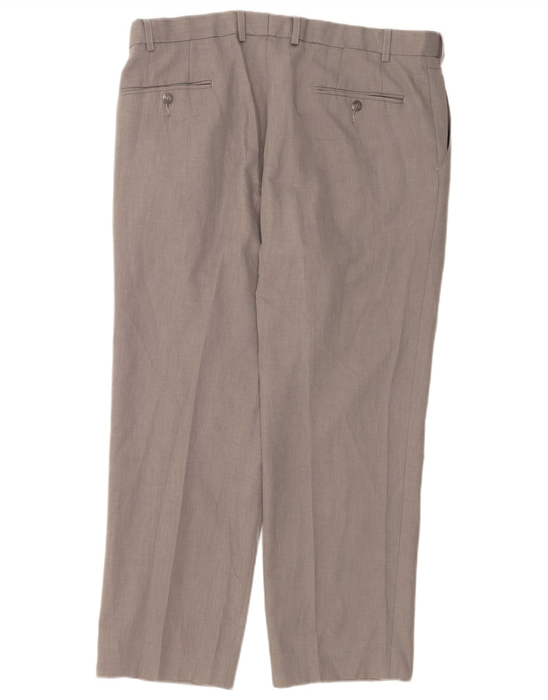 Marks & Spencer muške ravne chino hlače W38 L28 sivi poliester