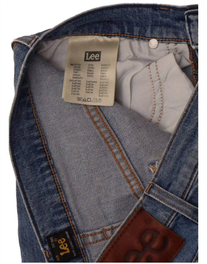 Lee Mens Rider Slim Jeans W29 L32 Plavi pamuk