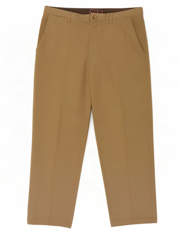 Marlboro Classics muške široke chino hlače EU 58 4XL W38 L28 bež