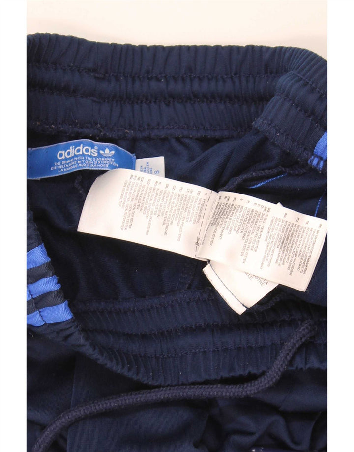 Adidas muške hlače od trenirke male tamnoplave poliesterske