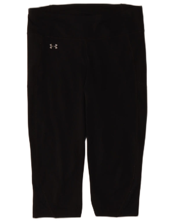 Under Armour ženske Graphic Capri tajice UK 14 Veliki crni poliester
