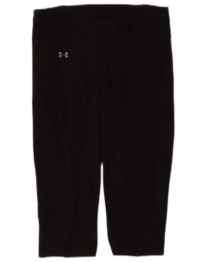 Under Armour ženske Graphic Capri tajice UK 14 Veliki crni poliester