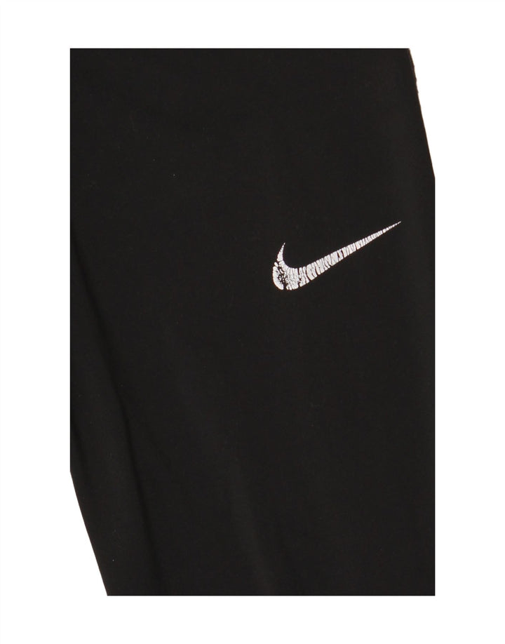Nike Ženske Dri Fit Graphic Leggings UK 14 srednje crne