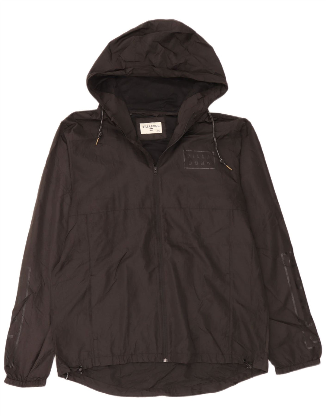 Billabong muška kišna jakna s kapuljačom Graphic UK 44 2XL crni poliester