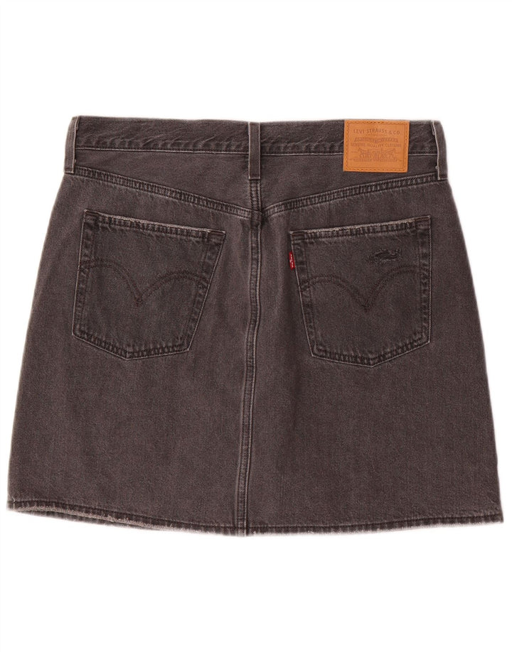 LEVI'S ženska mini traper suknja W30 srednje smeđi pamuk