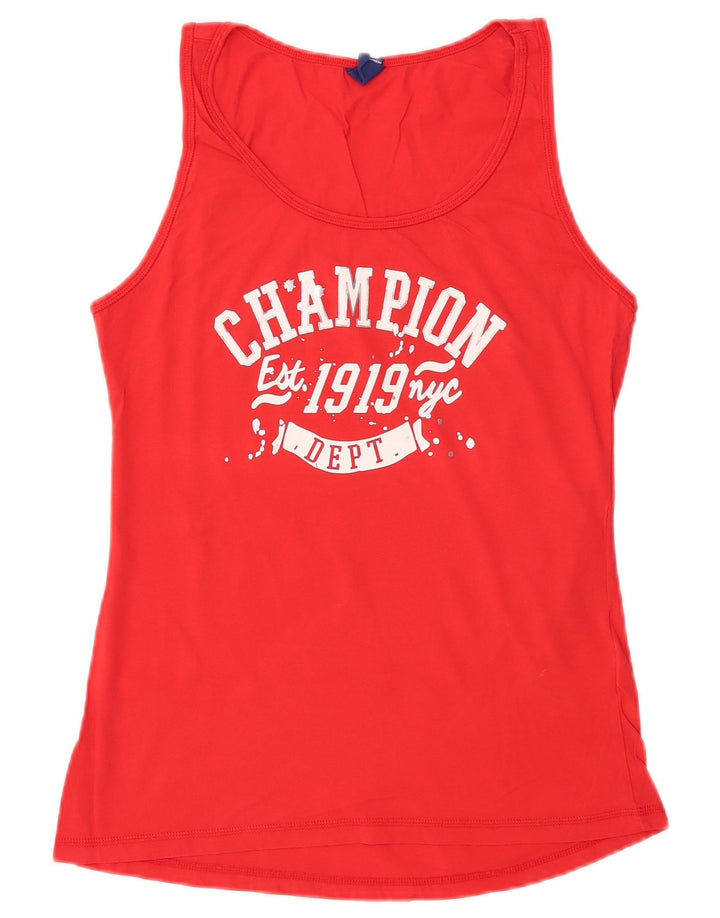 CHAMPION Ženski prsluk s grafičkim motivima UK 20 2XL, crveni pamuk