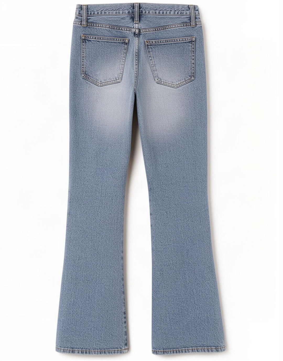 Benetton ženske lepršave traperice IT 42 Medium W32 L30 Blue Cotton