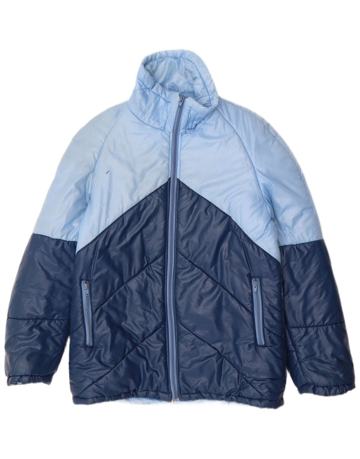 MARILENA Muška podstavljena jakna UK 36 Small Blue Colourblock