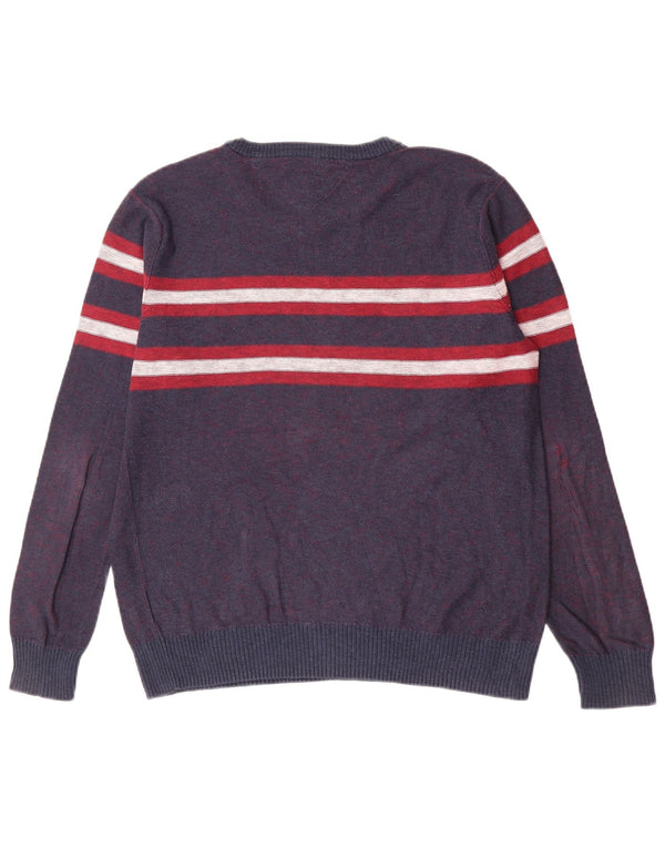 Tommy Hilfiger Džemper s okruglim izrezom za dječake 14-15 godina XL na plave pruge