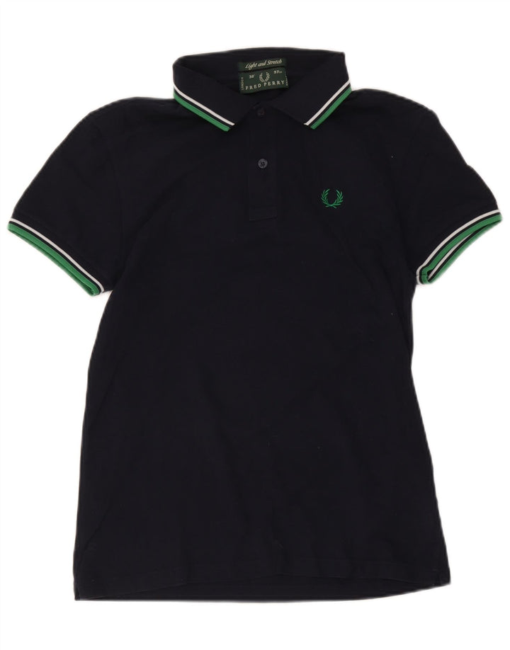 Fred Perry muška polo majica mala tamnoplava pamučna na pruge