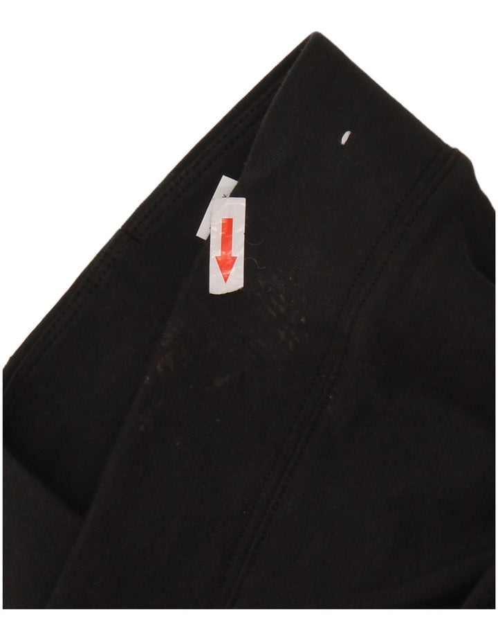 NIKE ženske grafičke tajice UK 12 Srednje crni pamuk