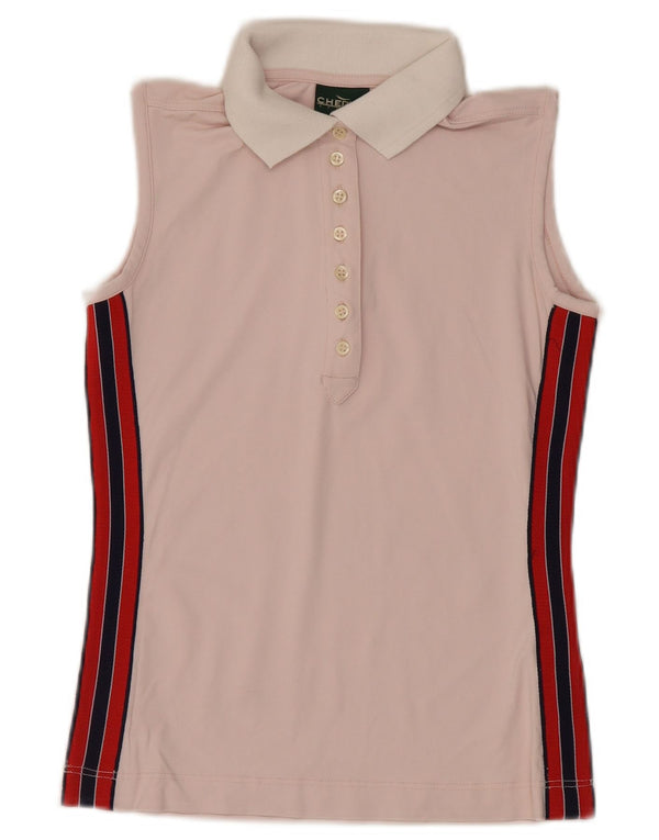 Chervo ženska polo majica bez rukava IT 42 Medium Pink Colourblock Sports