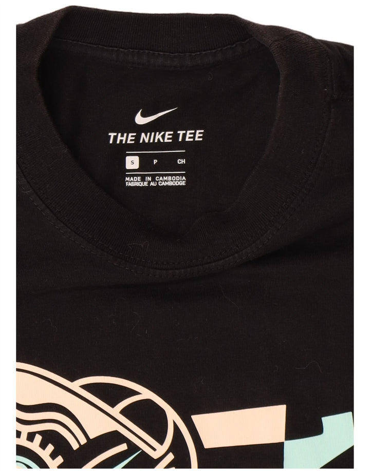 Nike Muška majica kratkih rukava s grafičkim motivima, mala, crna pamučna
