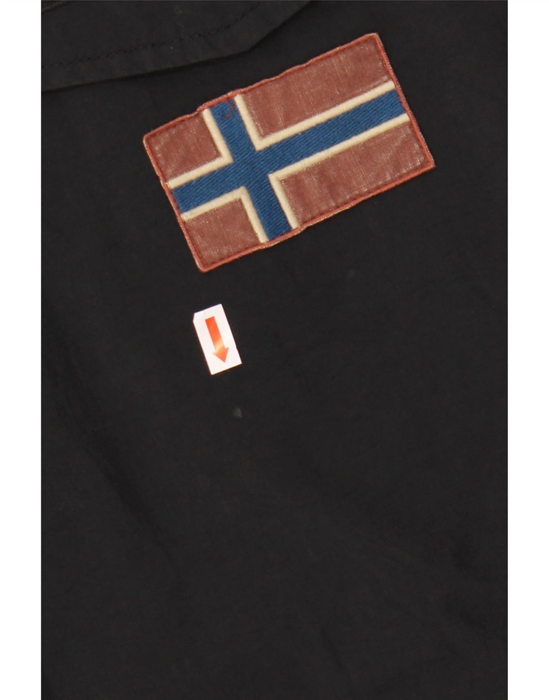 NAPAPIJRI muška anorak jakna s kapuljačom UK 36 mala crna poliester