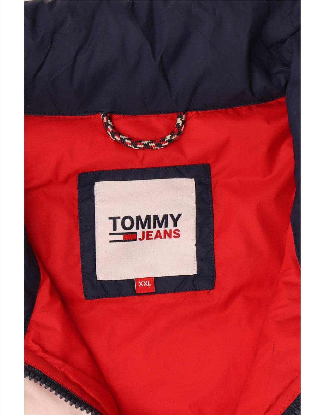 Tommy Hilfiger muška podstavljena jakna UK 44 2XL plava poliamidna boja