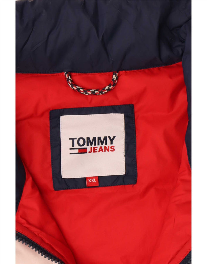 Tommy Hilfiger muška podstavljena jakna UK 44 2XL plava poliamidna boja