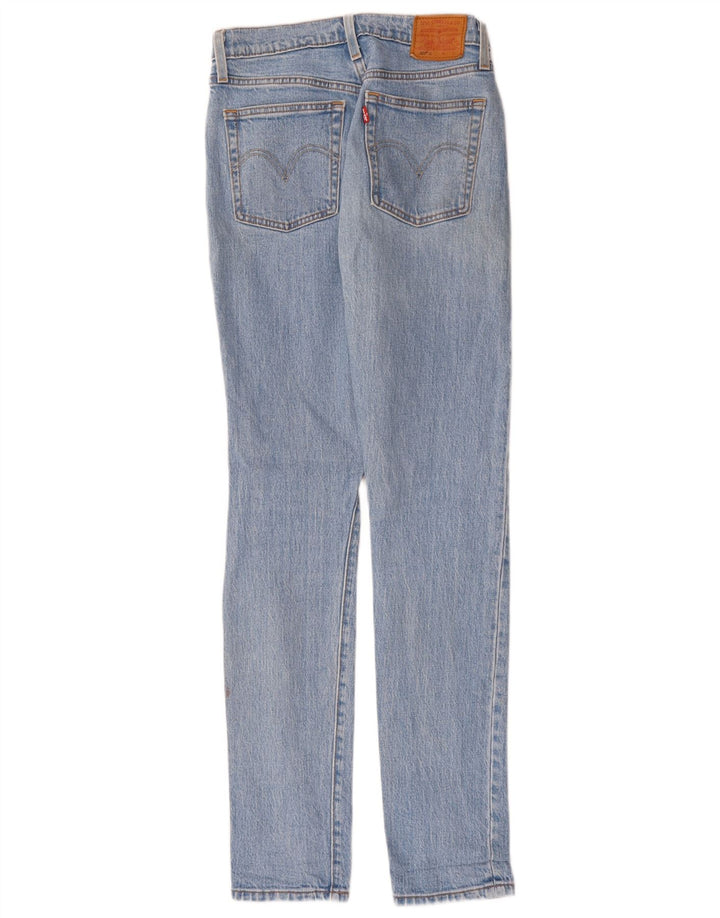 Levi's ženske 501 uske traperice W25 L32 plavi pamuk