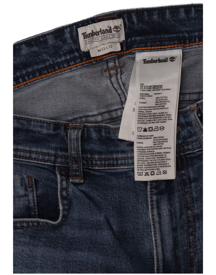 Timberland Muške uske traperice W33 L32 Plavi pamuk