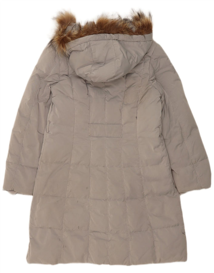 Sergio Tacchini ženski podstavljeni kaput s kapuljačom IT 48 XL sivi poliester