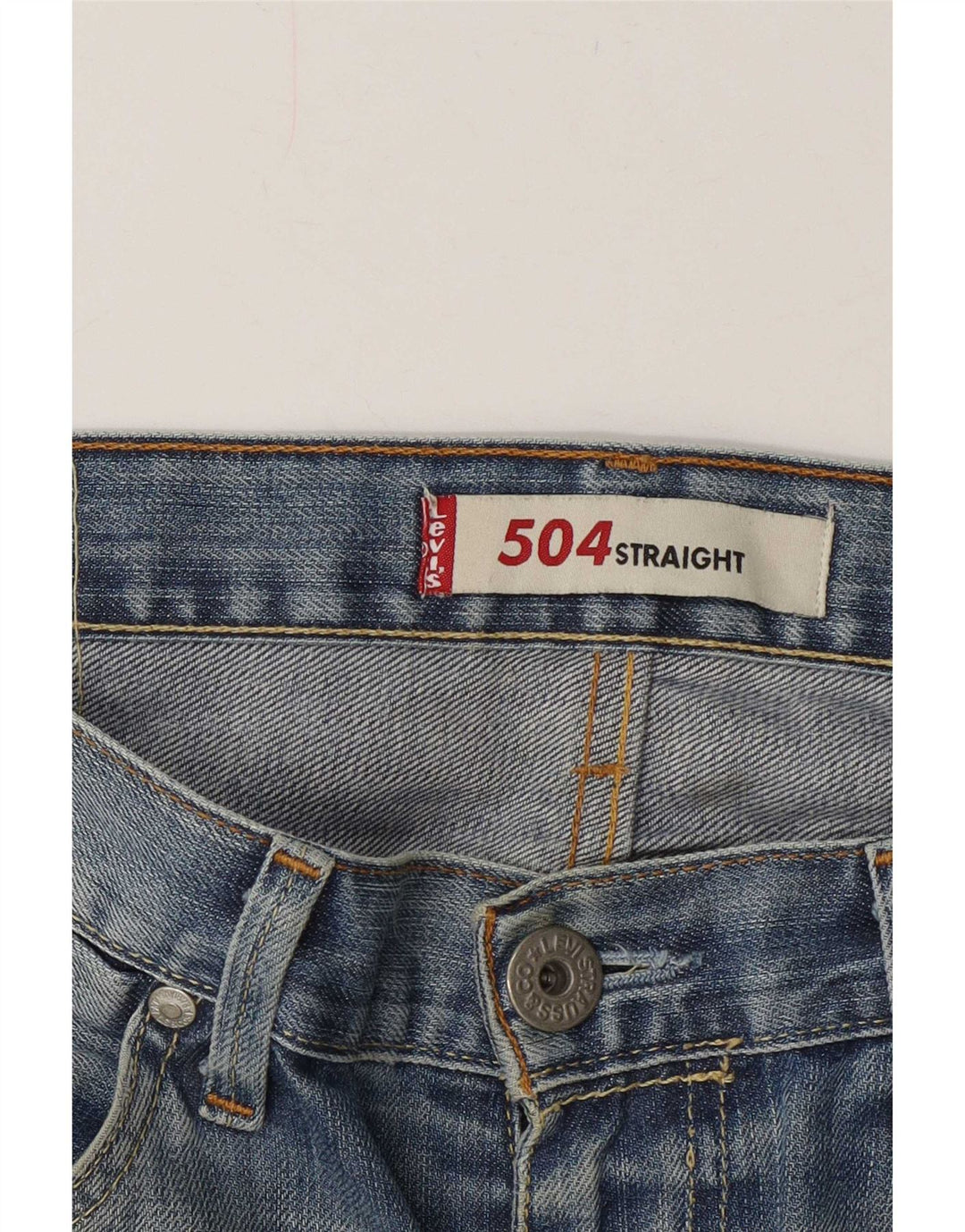 Levi's muške 504 ravne traperice W36 L30 plave