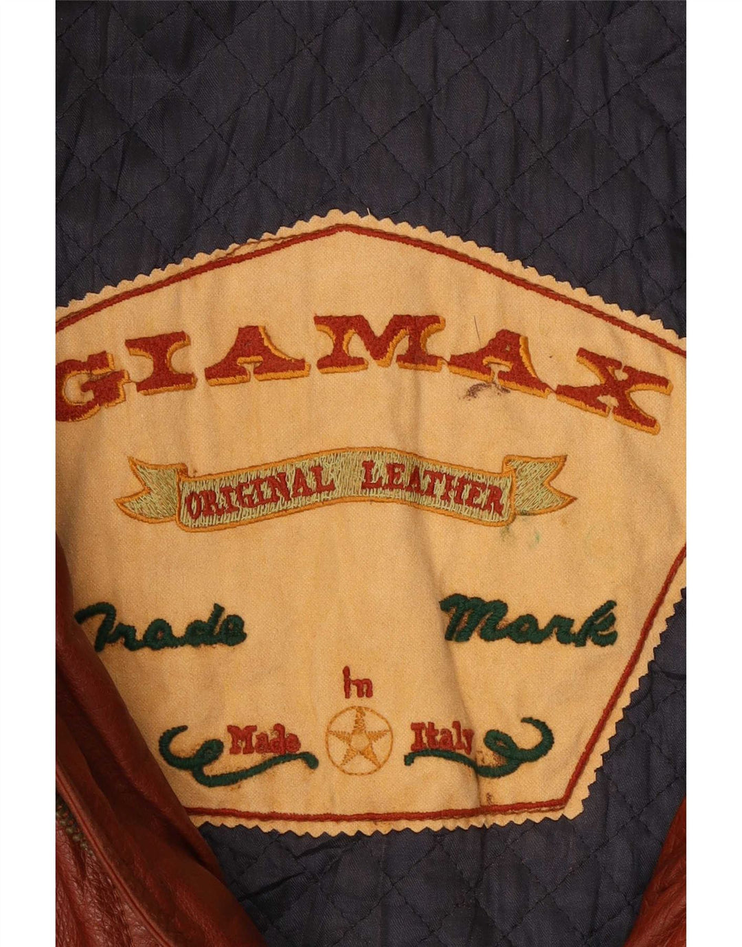 Giamax muški kožni kaput s kapuljačom UK 40 Large Brown