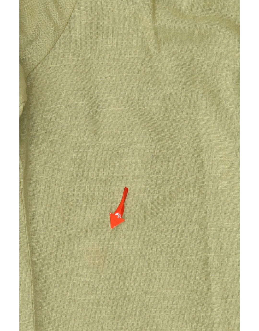 Vintage gornji dio ženske bluze s prednjim rubovima 3/4 rukava EU 40 srednje boje kaki srca