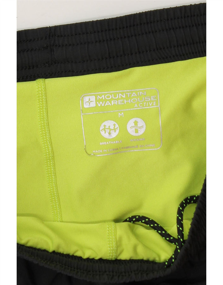 MOUNTAIN WAREHOUSE Mens Sport Shorts Medium  Black Vintage Mountain Warehouse and Second-Hand Mountain Warehouse from Messina Hembry 