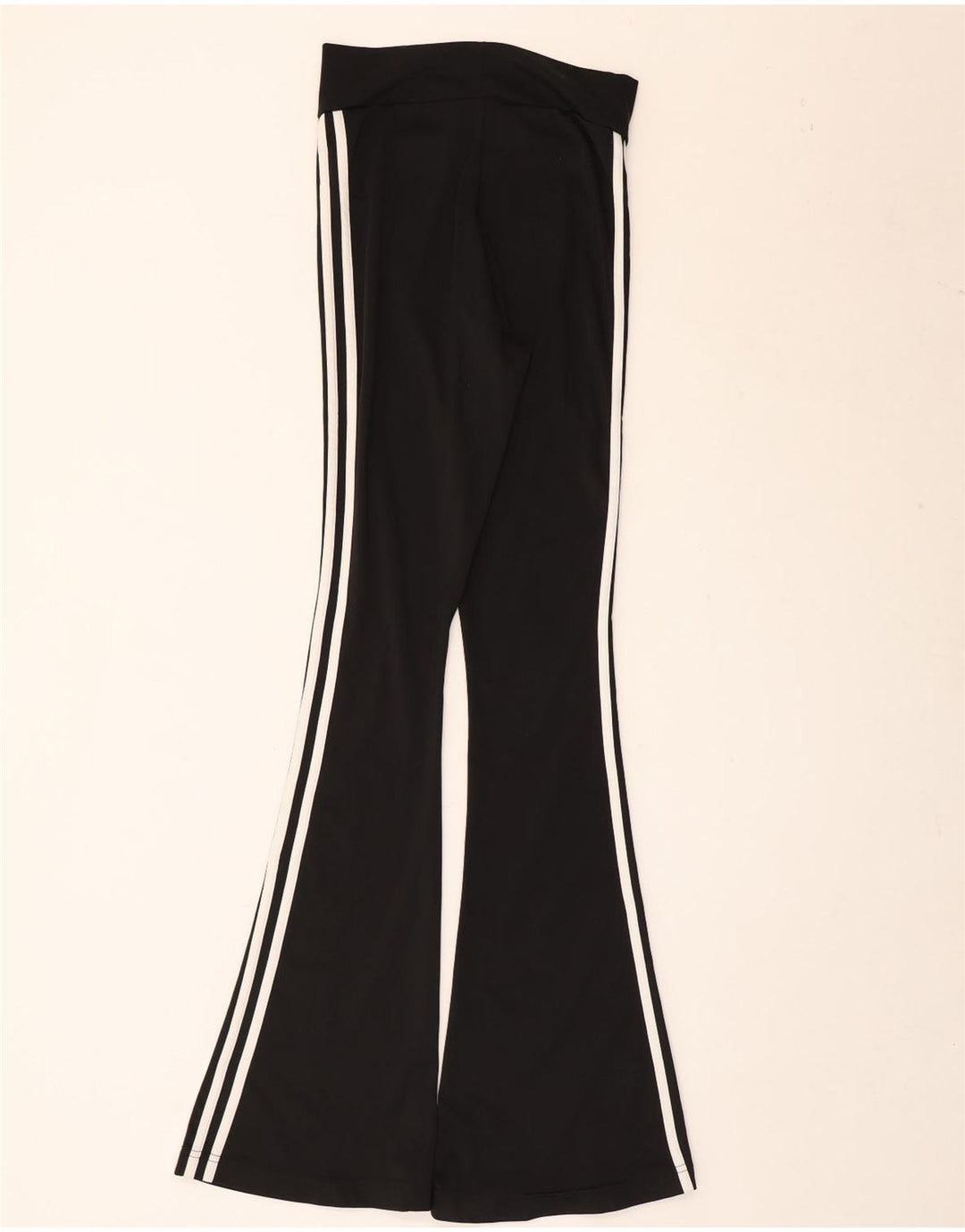 Adidas ženske hlače za trenirku s lepršavim krojem UK 8 male crne poliesterske