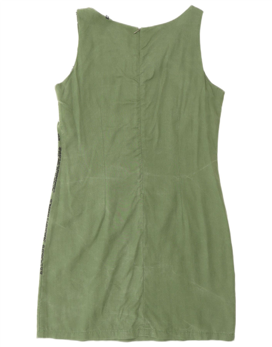 Desigual ženska plašt haljina s grafičkim motivima EU 42 srednje zelene boje s cvjetnim srcem