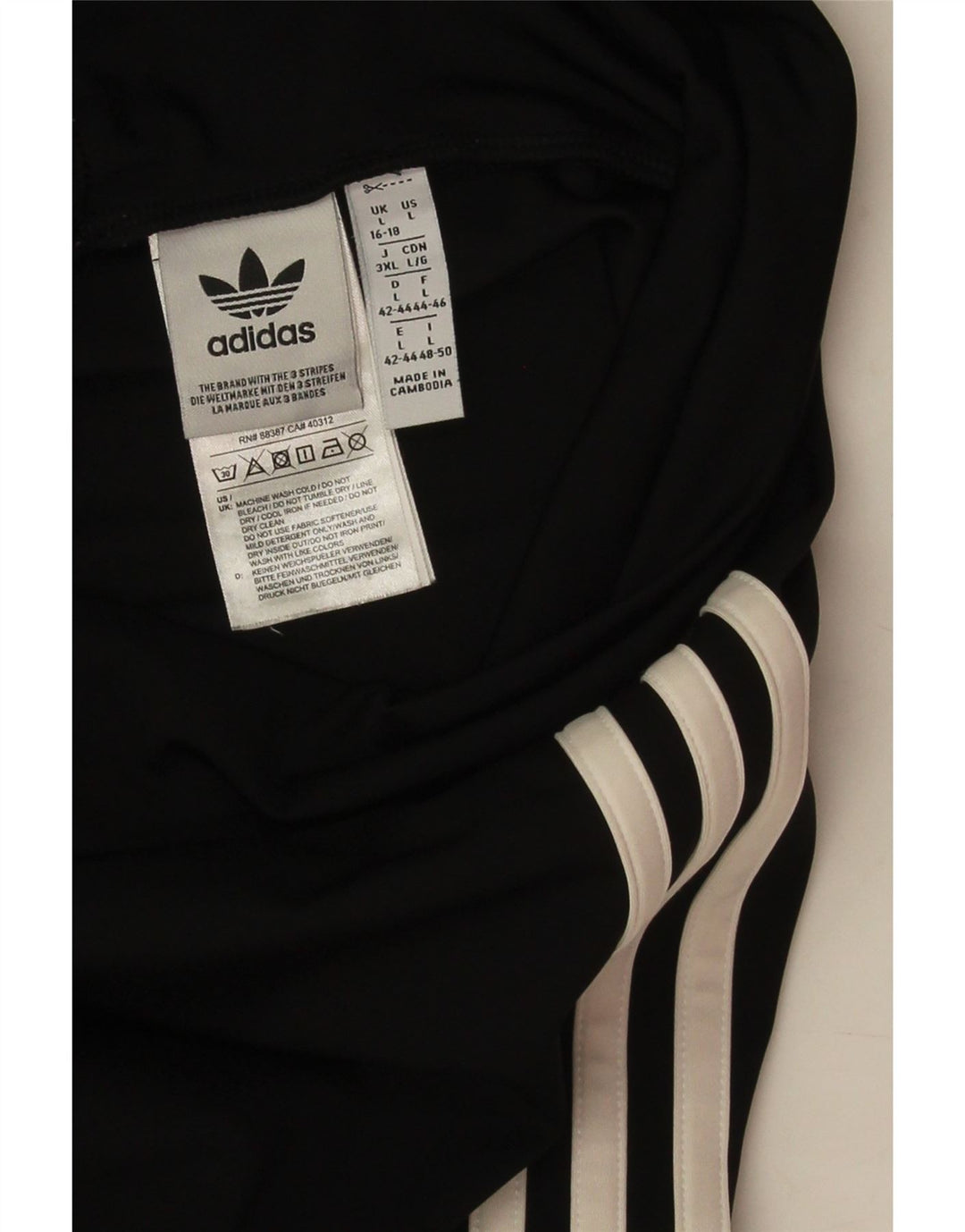 Adidas ženske tajice UK 16/18 veliki crni poliester