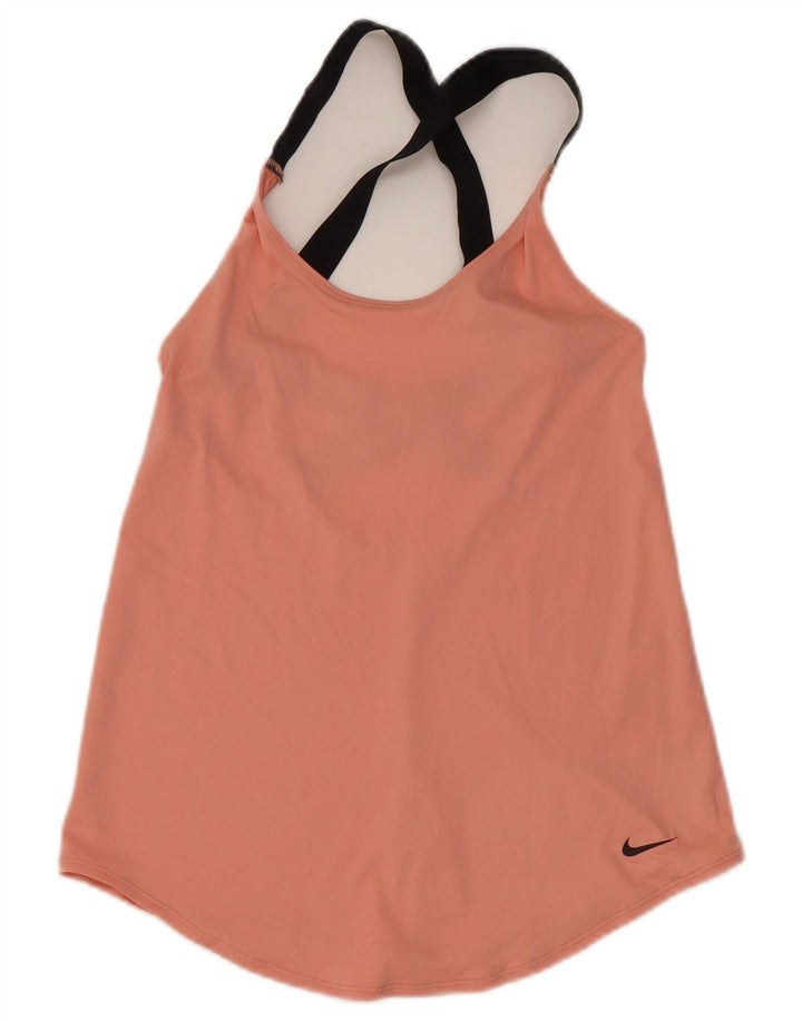 Nike Ženski Dri Fit Vest Top UK 4 XS Ružičasti poliester