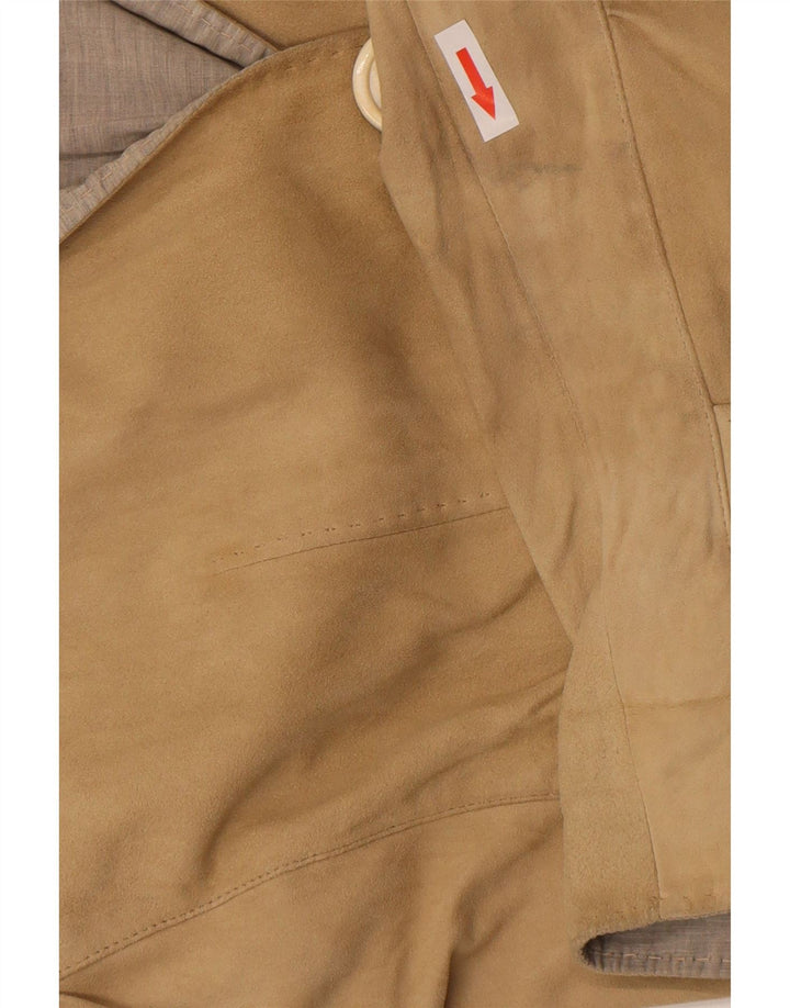 Brunello Cucinelli ženski sako sa 1 gumbom UK 12 srednje bež klasična