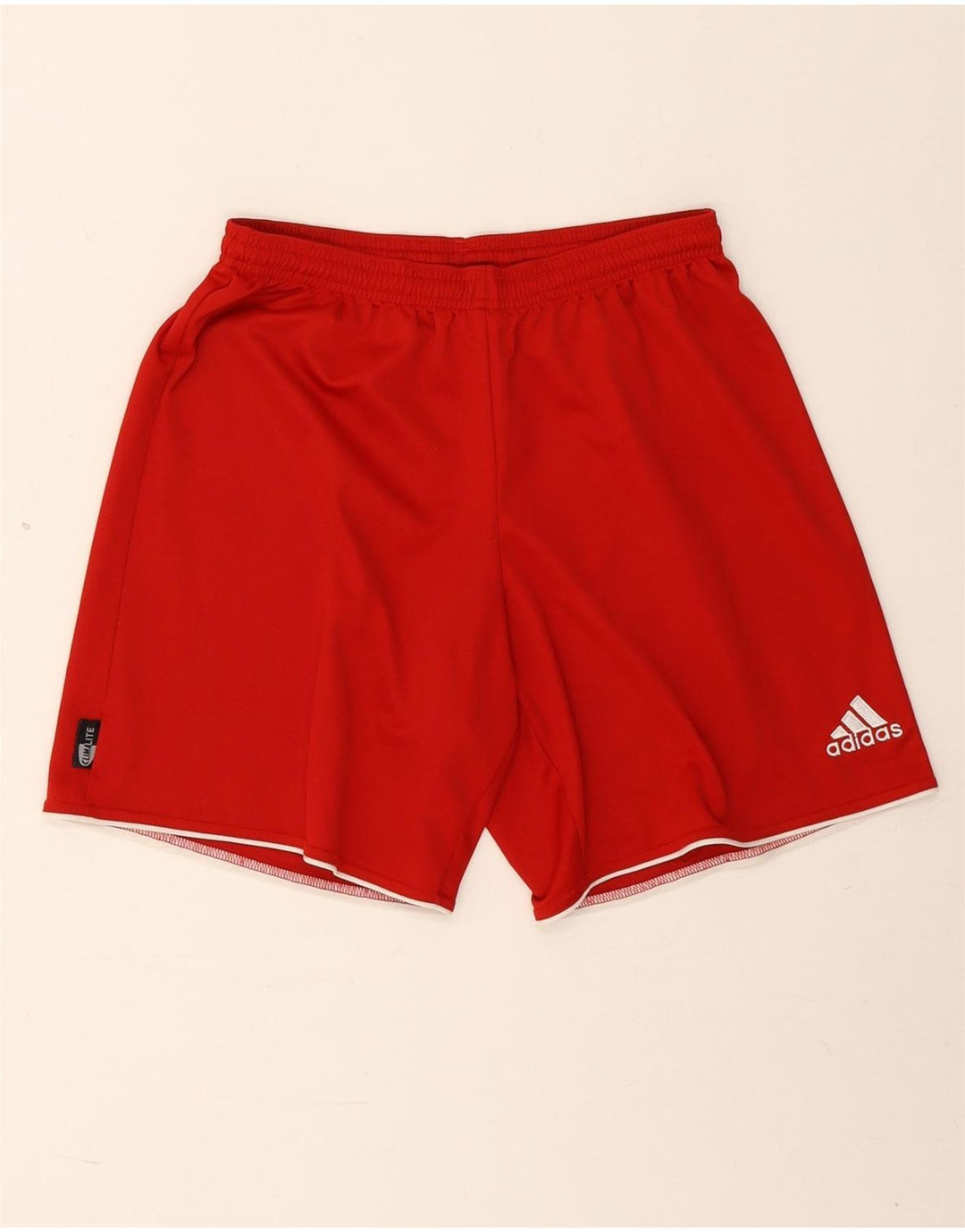 Adidas muške sportske kratke hlače Climalite srednje crvene boje od poliestera