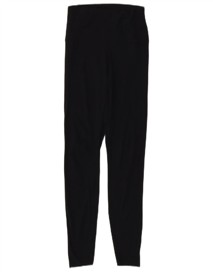 NIKE Ženske Dri Fit Leggings UK 8 Male crne najlonske